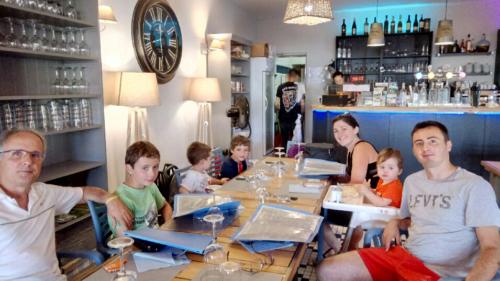 Au restaurant pour mes 6 ans