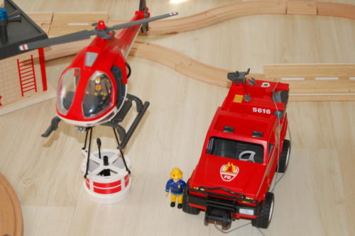 Les playmobils pompiers