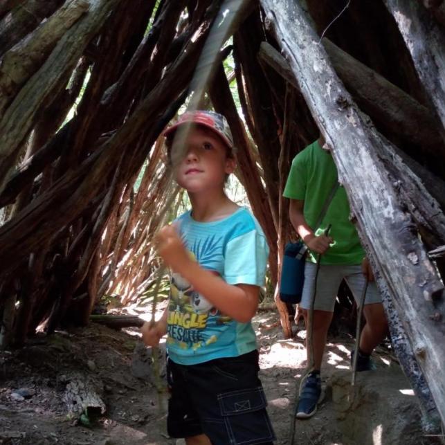 Lucas chef de la cabane